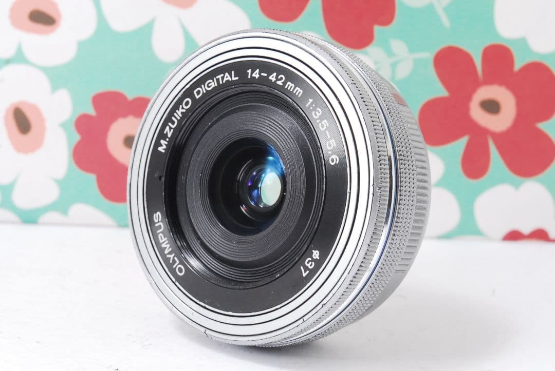 ❤電動ズーム❤オリンパス 14-42mm EZ❤パンケーキレンズ❤大人気❤
