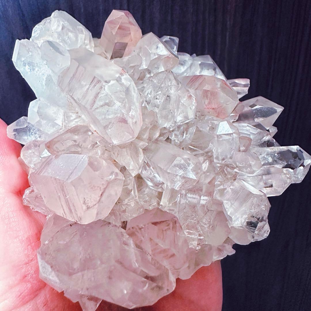 爆レア❗️高透明度❗浄化❗️超強いパワーキラキラ☆ヒマラヤクラスター天然石A1314