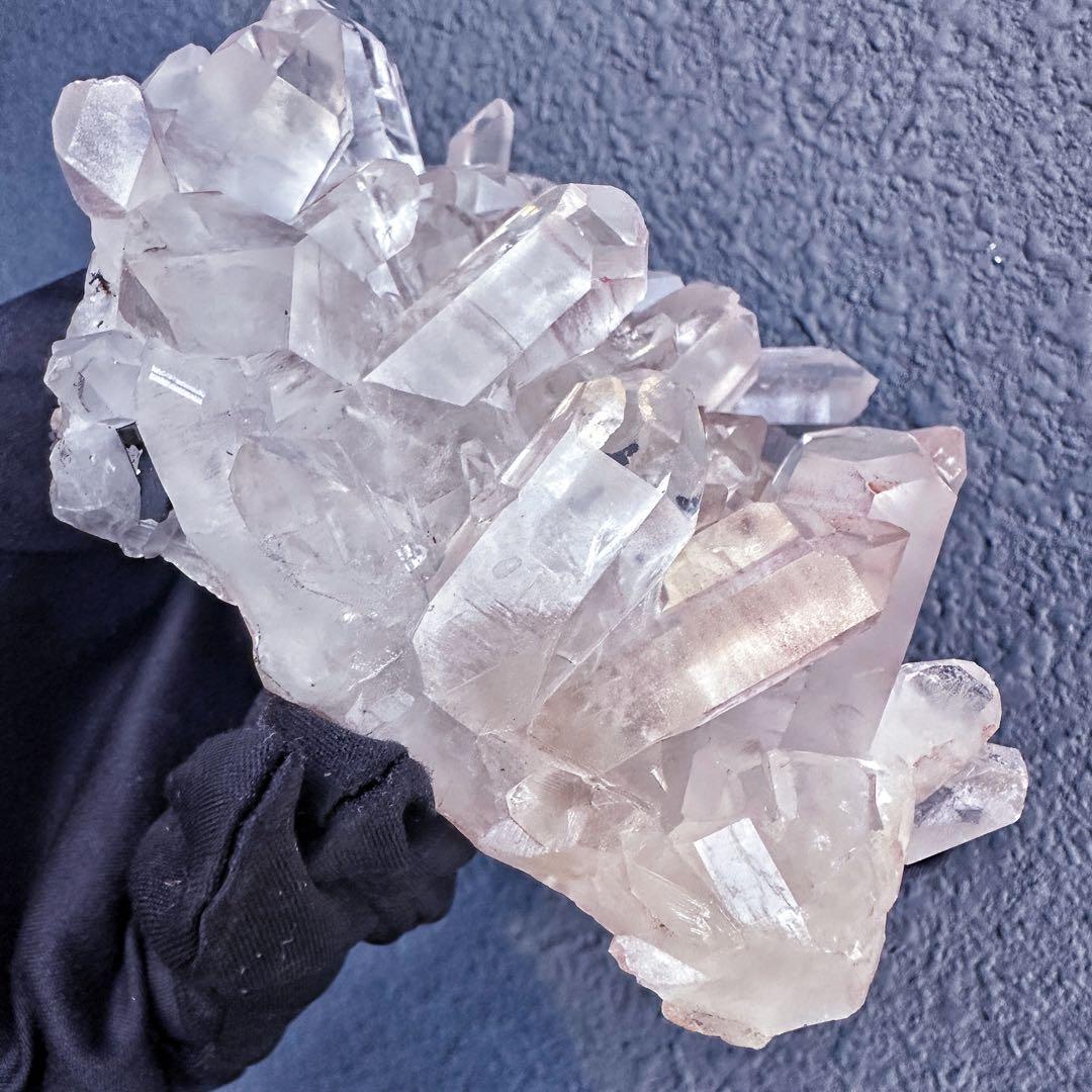 爆レア❗️高透明度❗浄化❗️超強いパワーキラキラ☆ヒマラヤクラスター天然石A1314