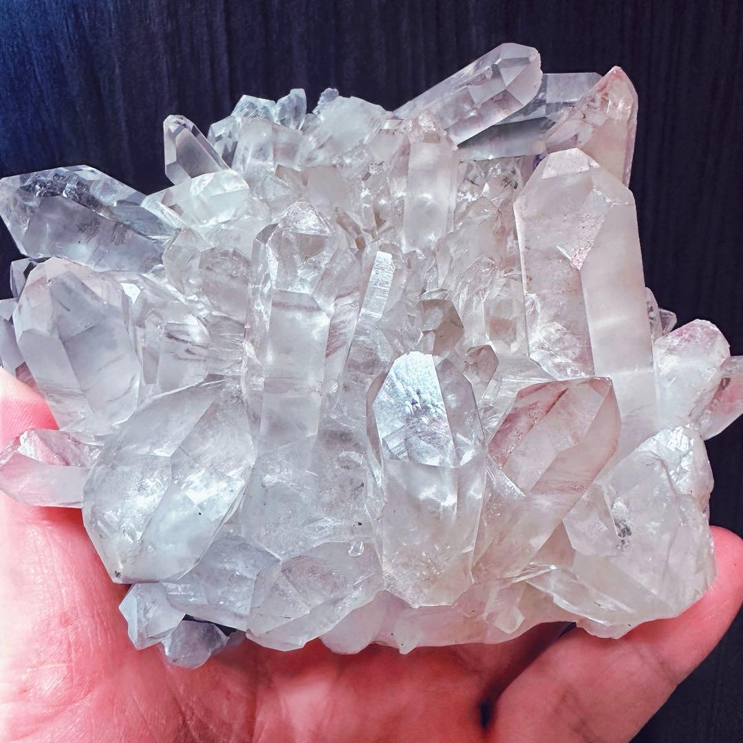 爆レア❗️高透明度❗浄化❗️超強いパワーキラキラ☆ヒマラヤクラスター天然石A1314