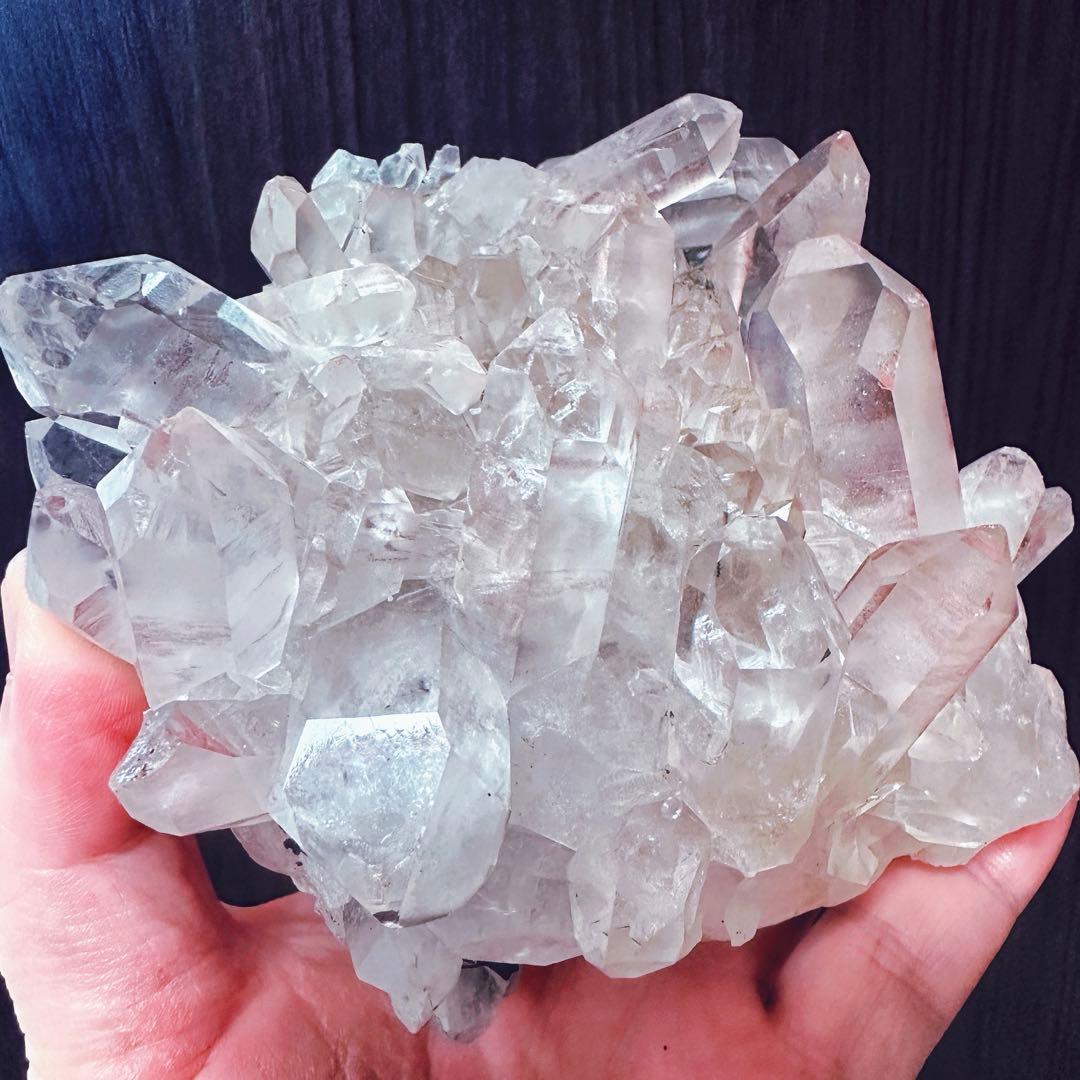 爆レア❗️高透明度❗浄化❗️超強いパワーキラキラ☆ヒマラヤクラスター天然石A1314