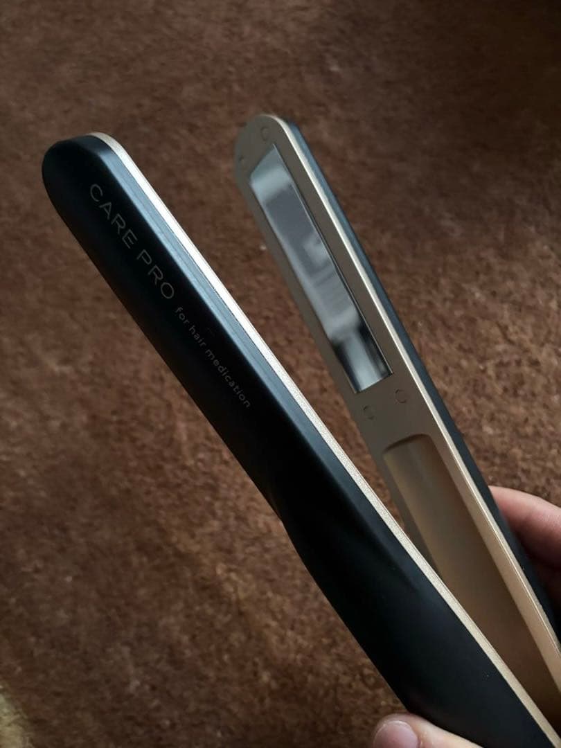 CAREPRO 超音波トリートメントアイロン ブラック