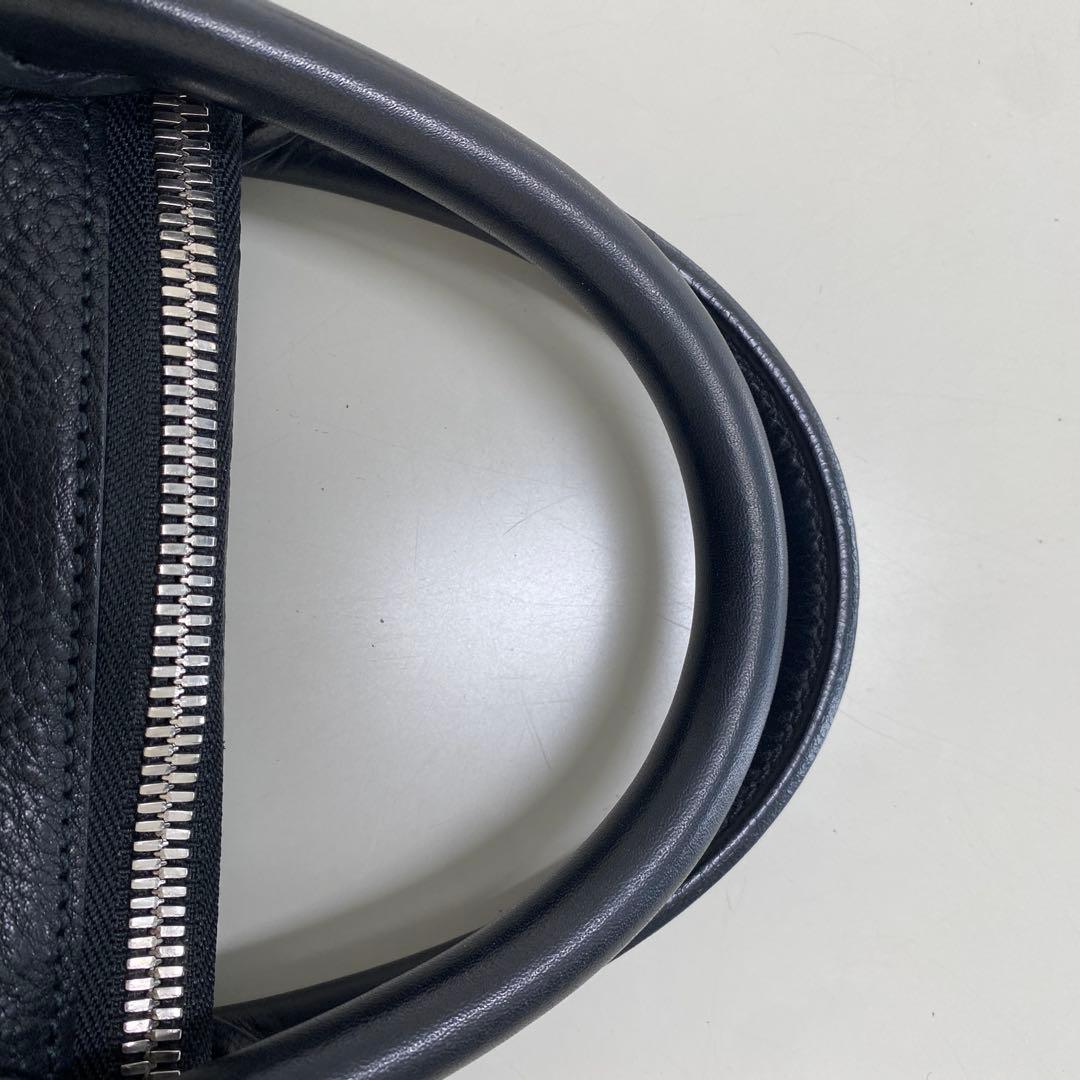 定12万土屋鞄ブレントレザー革ブリーフビジネスバッグ黒ブラック美品Berluti