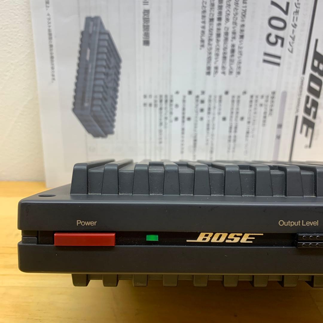 BOSE 1705Ⅱ ステレオパワーアンプ 動作品