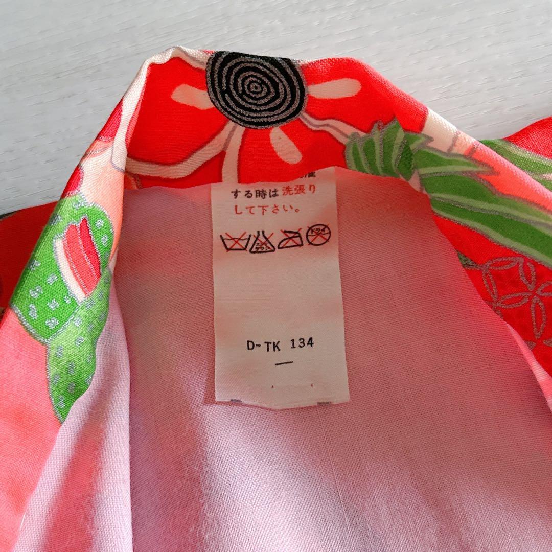 七五三　手縫い　レトロ　アンティーク　3歳用　着物　女児　女の子