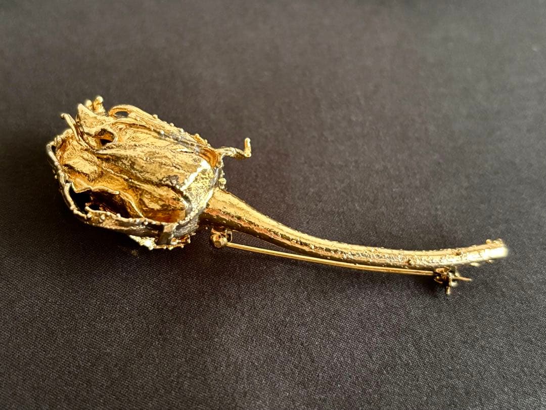 ヴィンテージデンマーク 925シルバー FLORA DANICA ブローチ