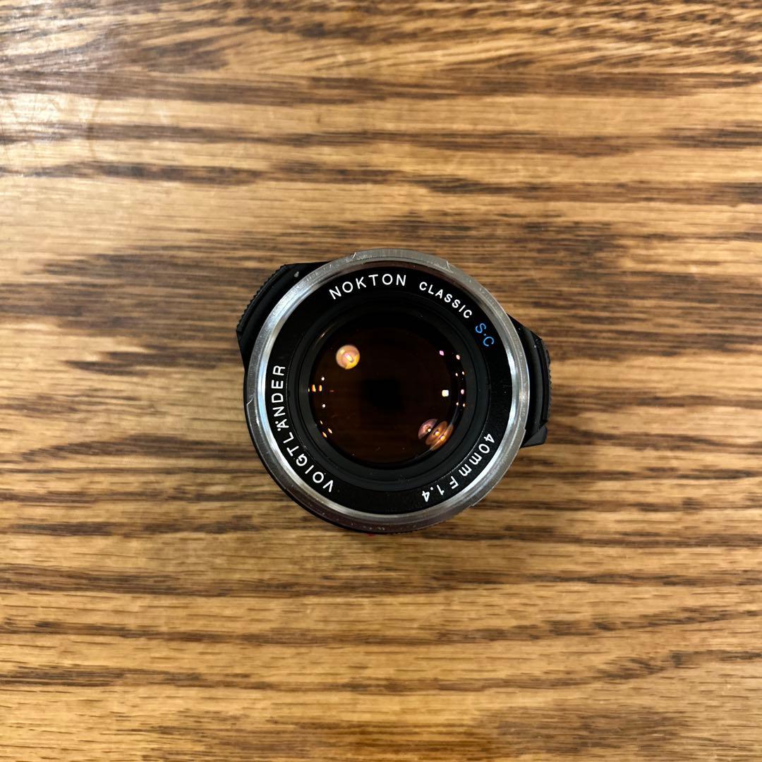 レンズ(単焦点) nokton classic 40mm f1.4 s.c sc VM