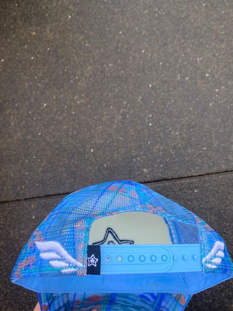 最安値！！スターチームキャップ青