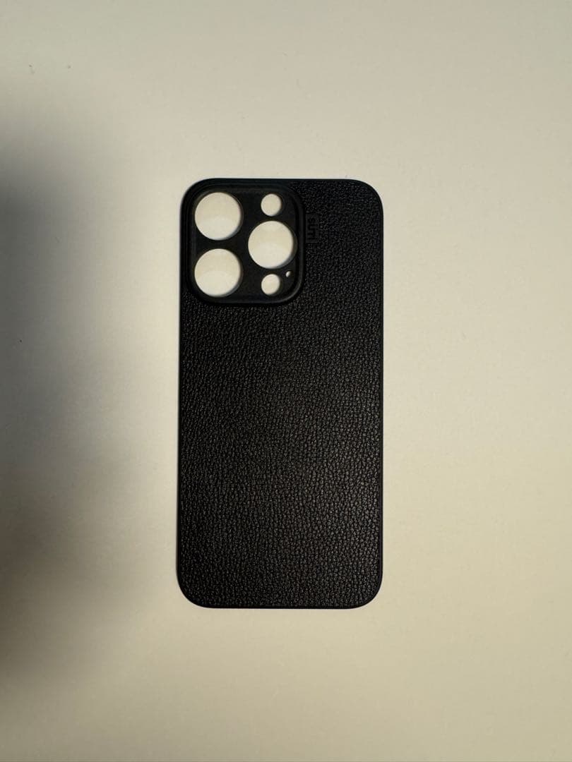 iPhoneアクセサリー SUTI iPhone 15Pro Nano Leather BLACK