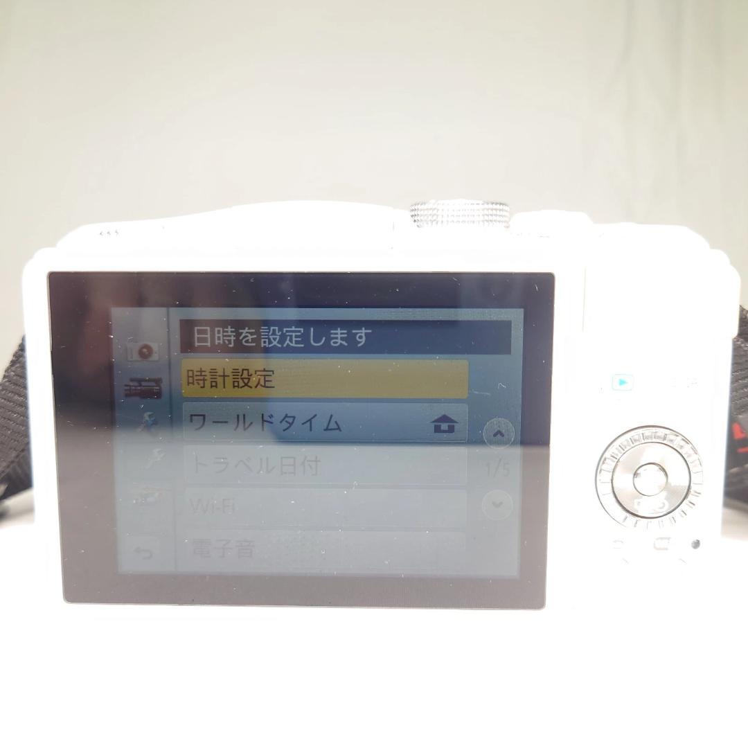 パナソニック LUMIX DMC-GF6 ホワイト 一眼レフカメラ 動作確認済み