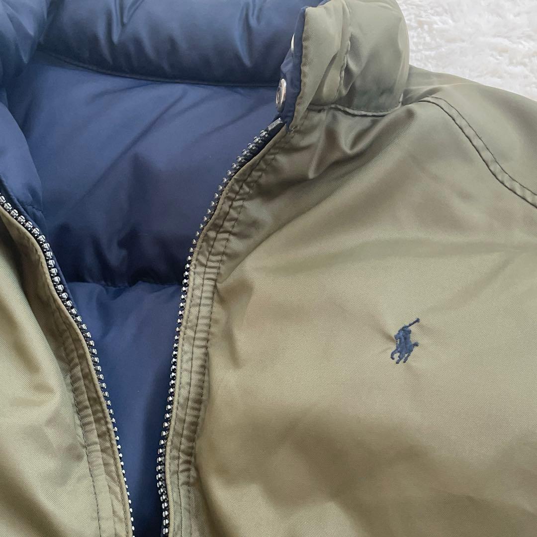 90s＊POLO RALPH LAUREN＊リバーシブルダウンジャケット＊XXL