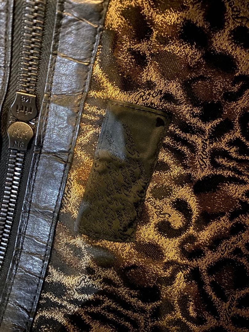 Roen アーカイブ　レザー　ショルダーバッグ　ドクロ　激レア　切りっぱなし