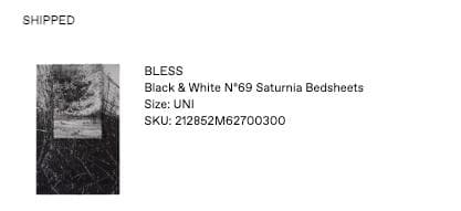 BLESS 布団カバー枕カバー２枚N°69 Saturnia Bedsheets