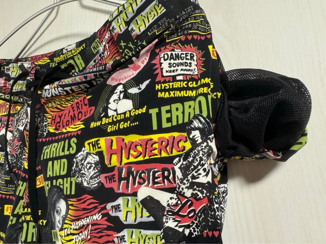 ヒステリックグラマー 水陸両用 2way スイムショーツ M 総柄パンツ