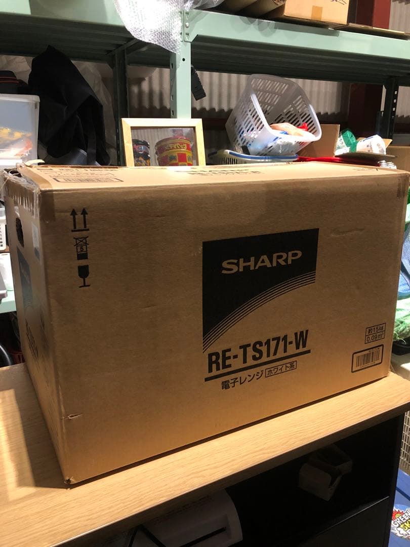 SHARP シャープ　電子レンジ 2021年製　RE-TS171-W 箱付き