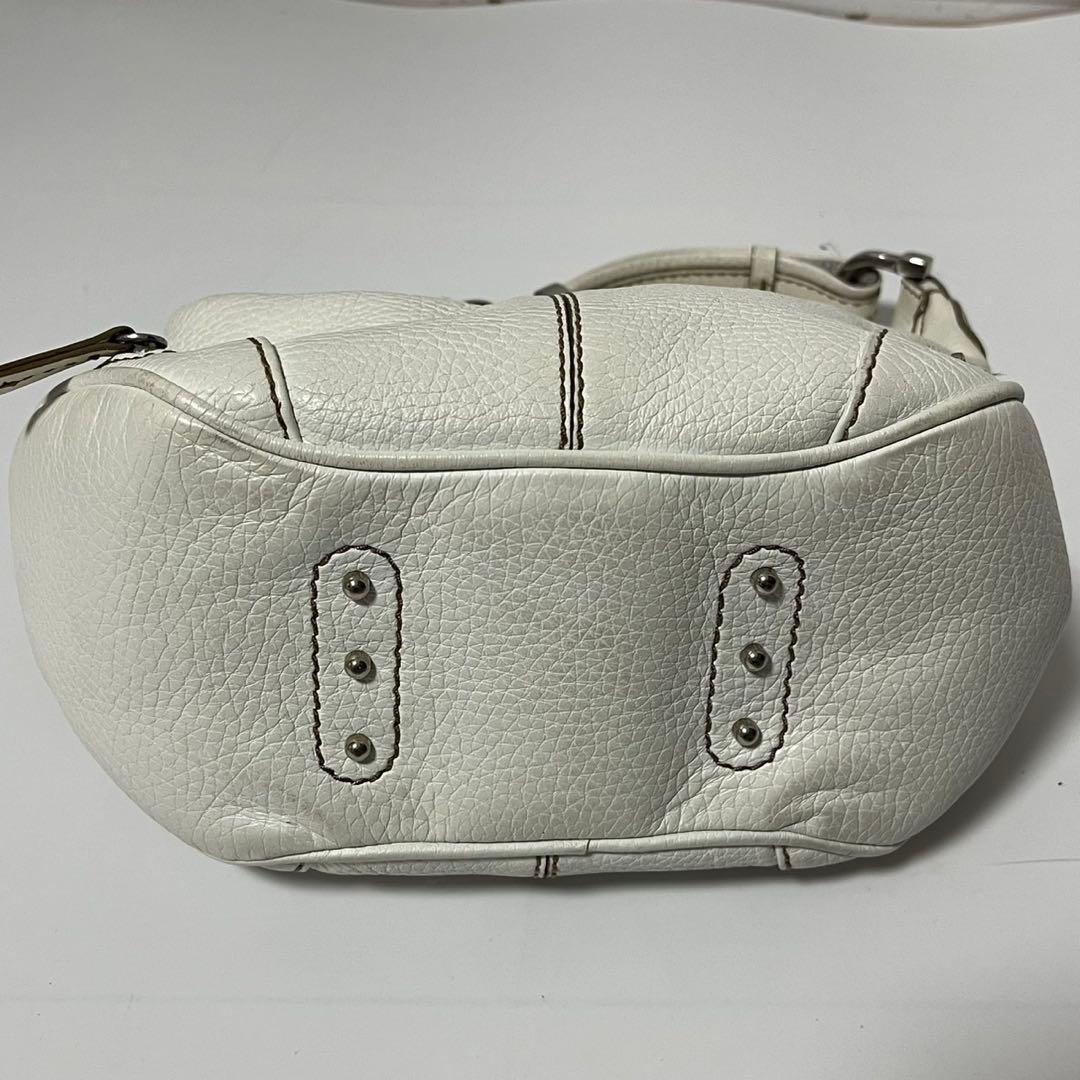 ✨極美品✨　TOD’S トッズ ハンドバッグ　ホワイト　マルチポケット