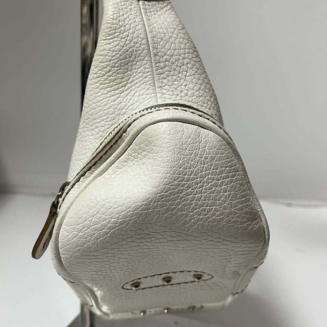 ✨極美品✨　TOD’S トッズ ハンドバッグ　ホワイト　マルチポケット