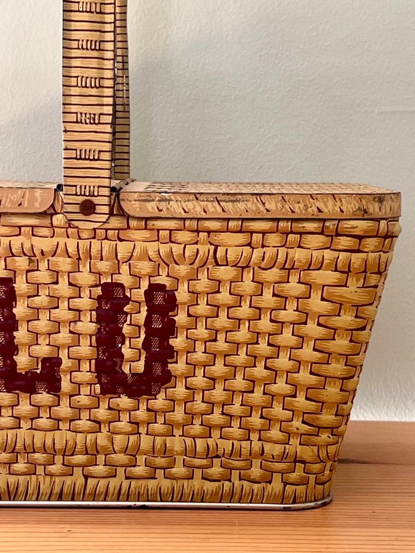 LU ビスケット バスケット パニエ 缶 /フランス ハグオーワー　マチルド