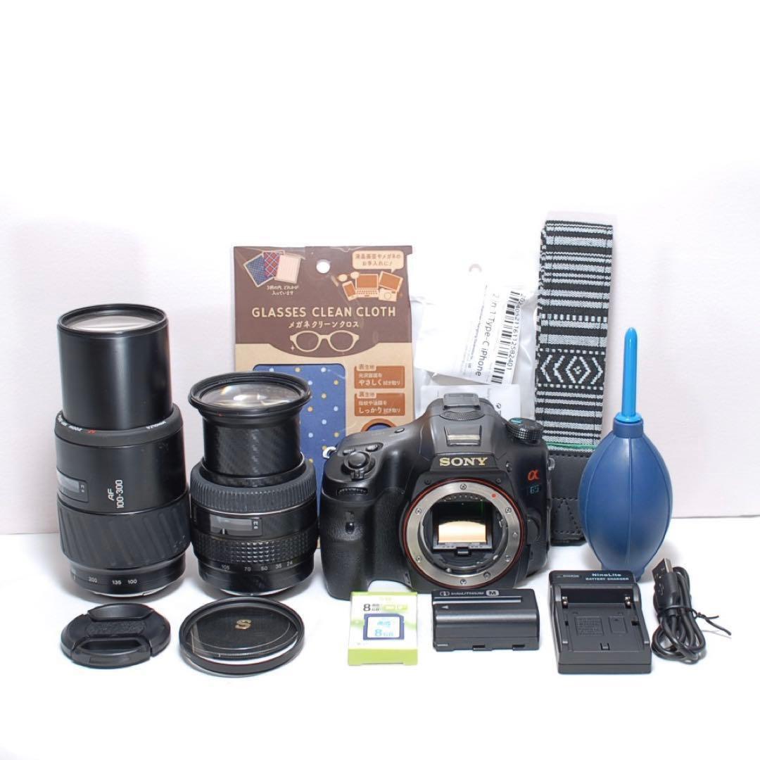 ✨初心者におすすめ✨SONY α65✨超望遠レンズ付き✨ダブルレンズ✨ソニー