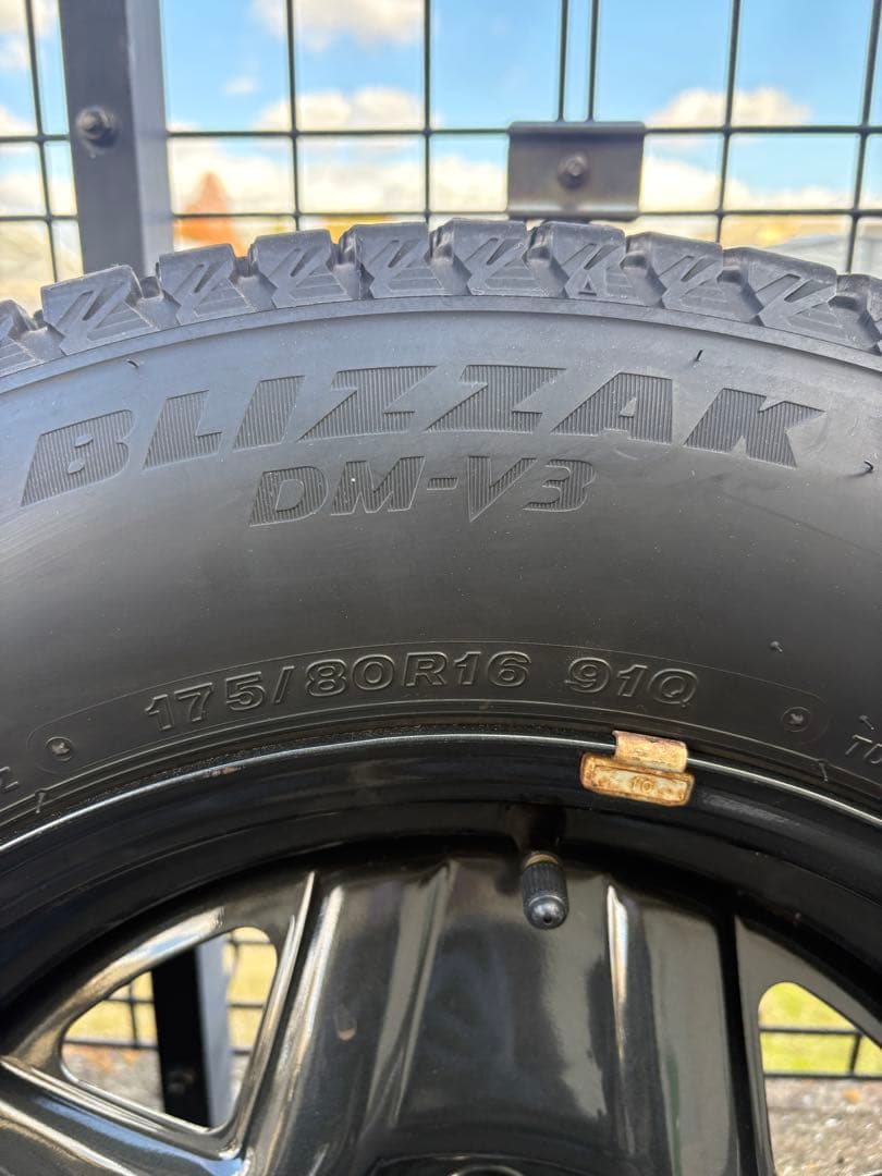 JB64 純正ホイール ブリヂストンDM-V3 175/80R16 2021年製