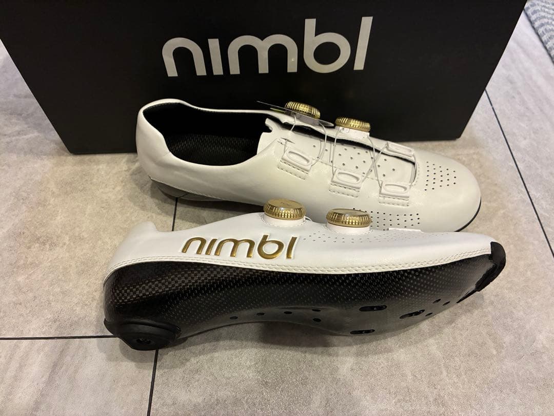 Nimbl Ultimate Gold 41 BOAダイヤル ロードシューズ