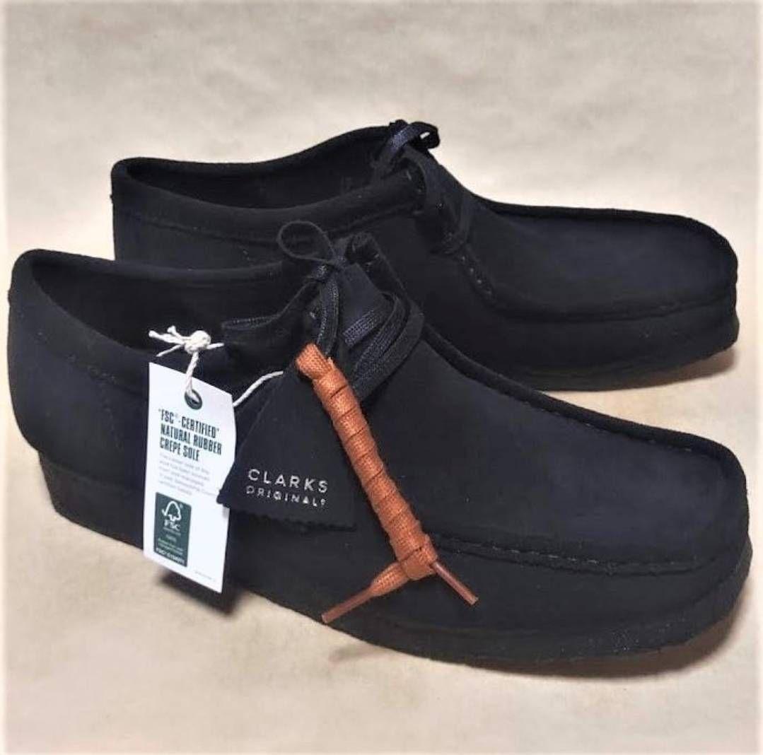 Clarks ブラック Wallabee 26cm クラークス ワラビー