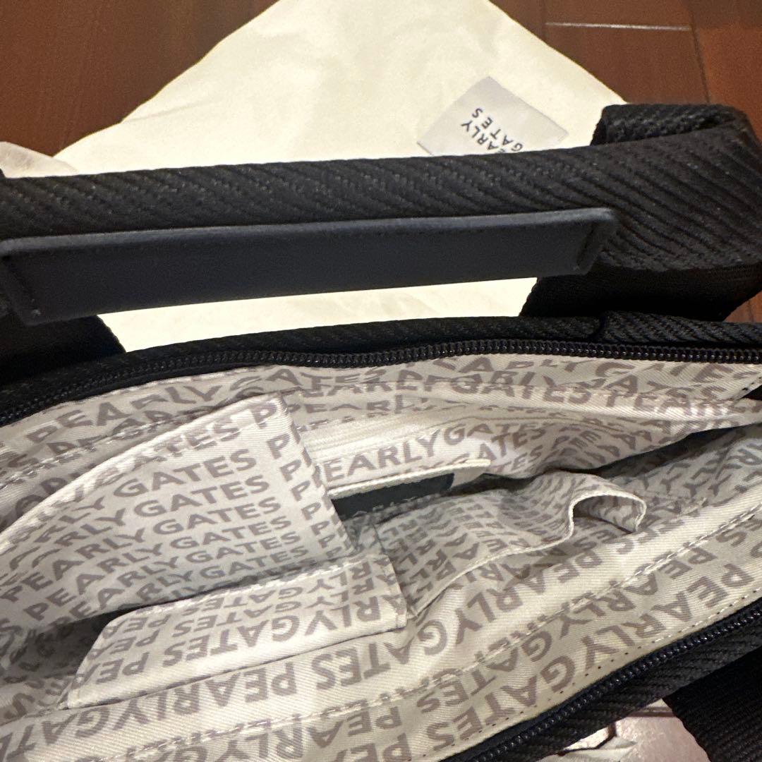 PEARLY GATES カートバッグ【完全新品、未使用、ギフト巾着付き】