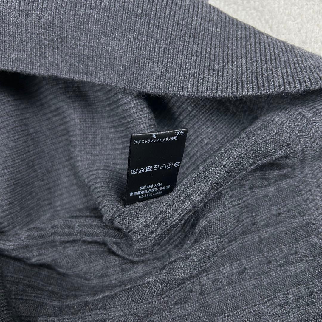 2023AW☆1piu1uguale3 turtle neck black IV