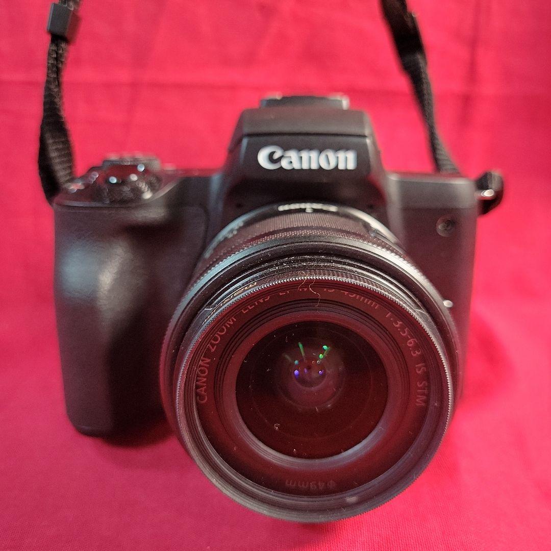 キヤノン Canon ミラーレス　美品　一眼カメラ　EOS Kiss M　動作品