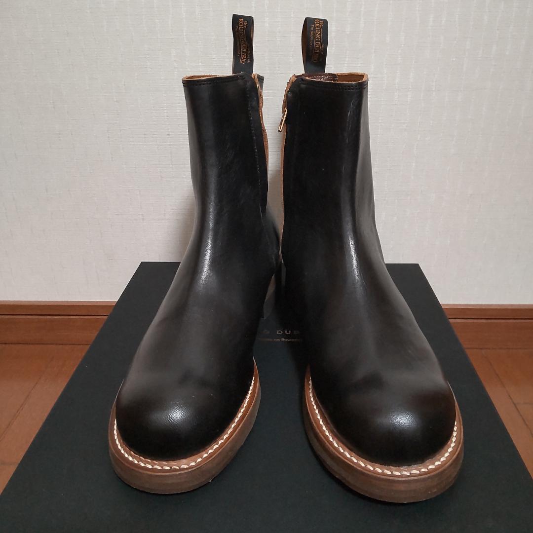 ローリングダブトリオ キャスパー ブラック ホースハイド US7 25cm