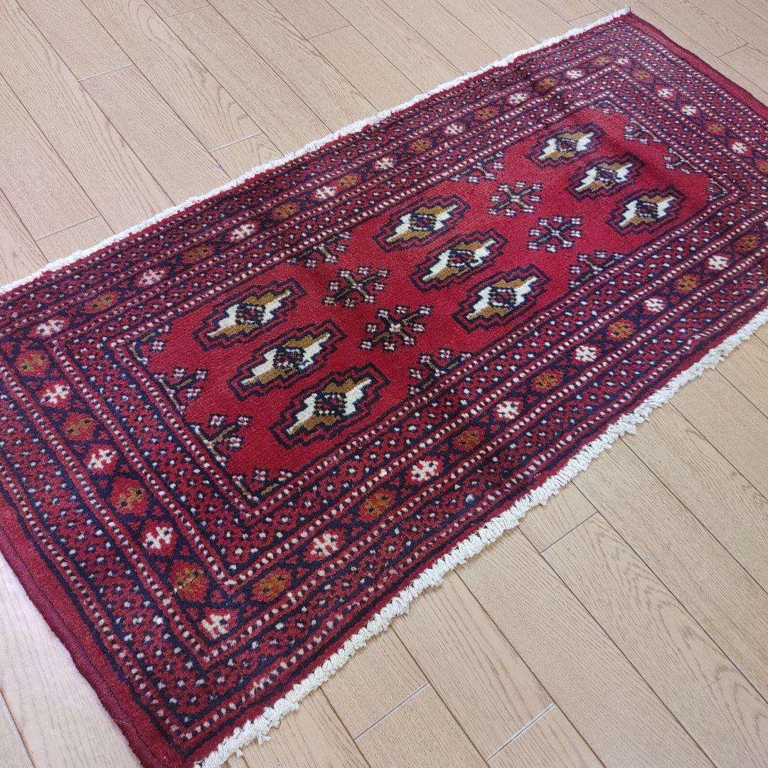 ペルシャ絨毯 バルーチ 手織り 110x48 ウール Persia Baluch