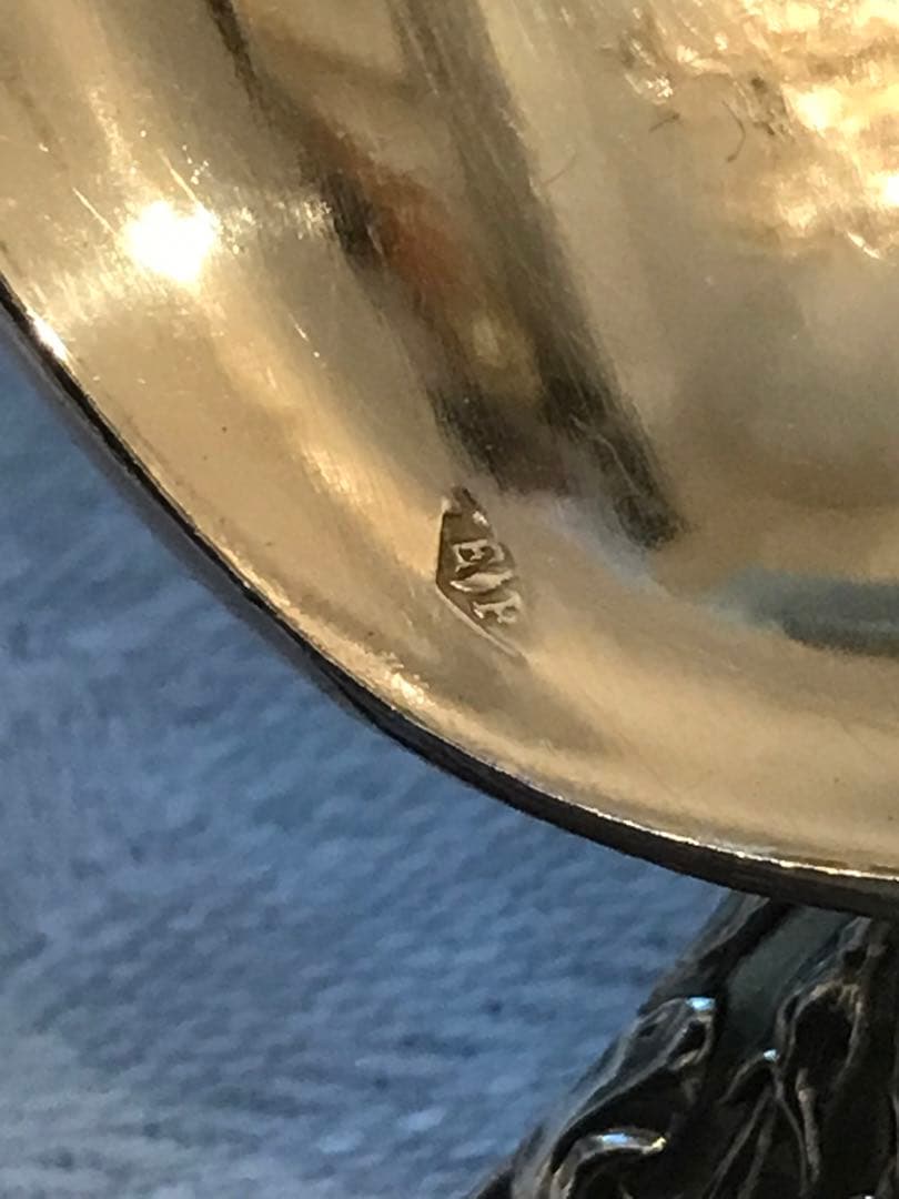 Puiforcat ピュイフォルカ／「アイリス」純銀製 カトラリー ４本セット