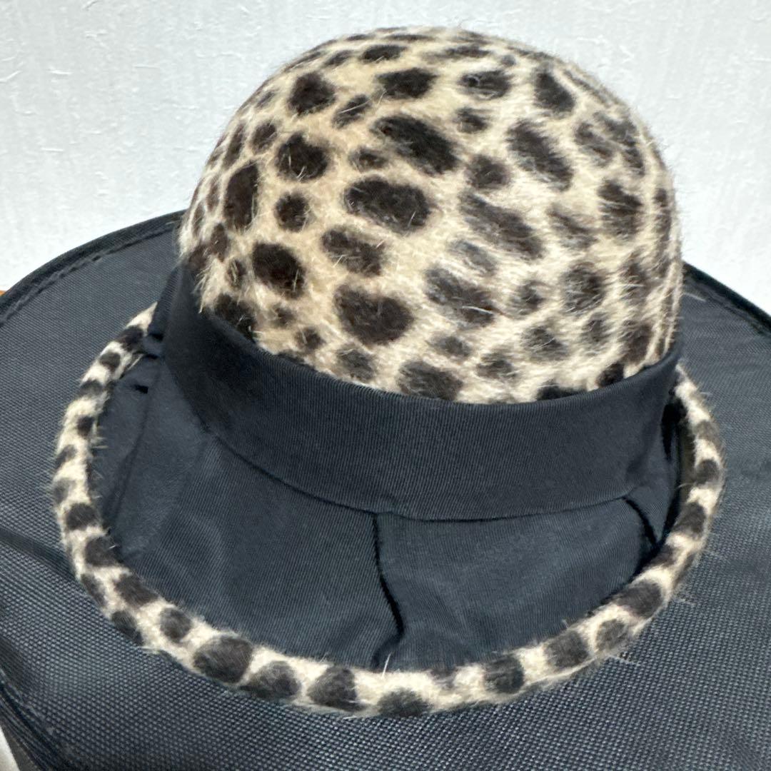 バカラ　マキシン　ヒョウ柄　帽子