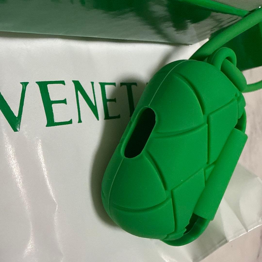 BOTTEGA VENETA Air pods proケース グリーン