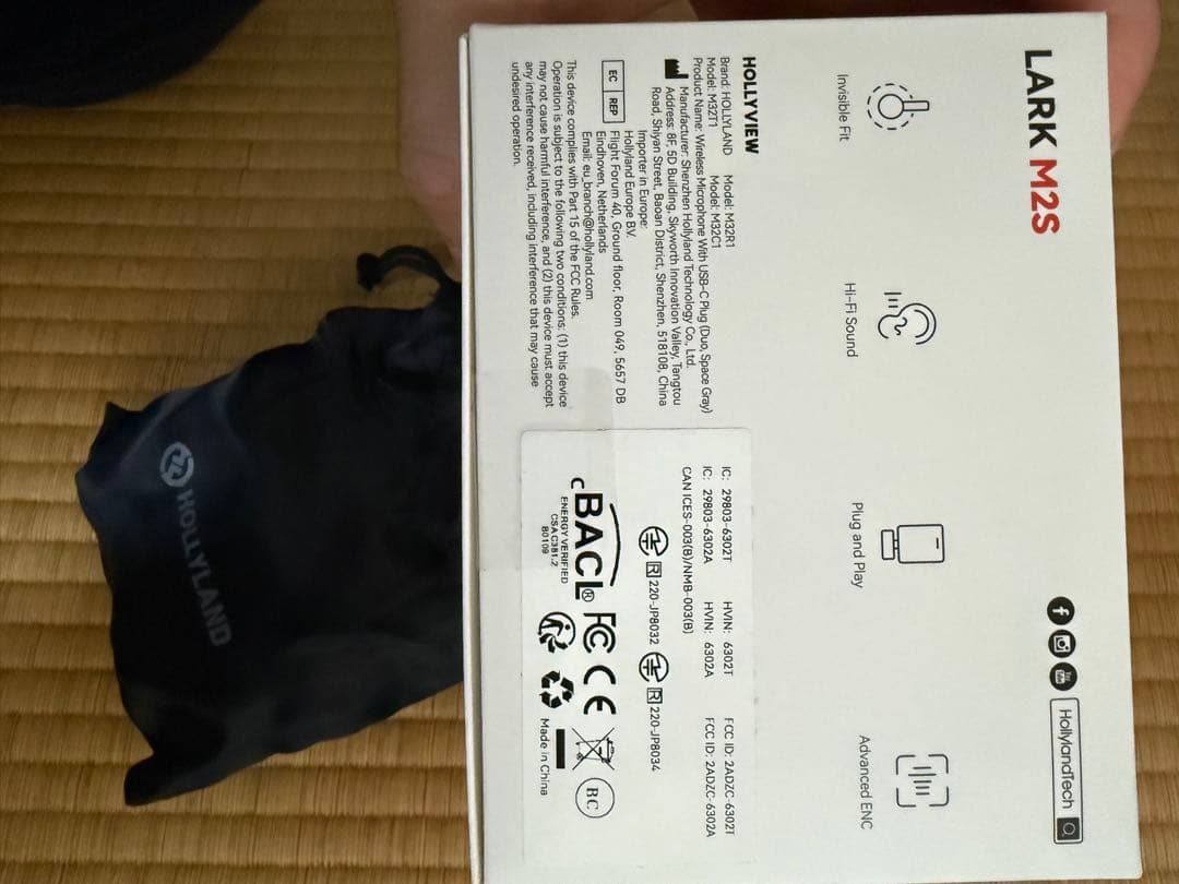 HOLLYLAND LARK M2S ワイヤレスマイクロフォン