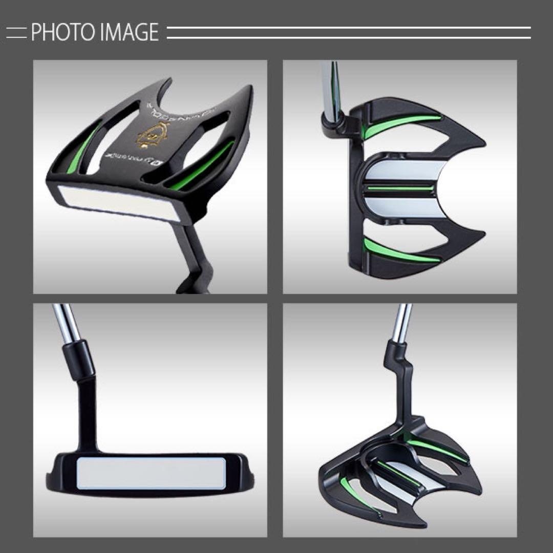 左 新発売★極太グリップと大型ヘッドの安定感抜群のダイナミクスパター レフティ