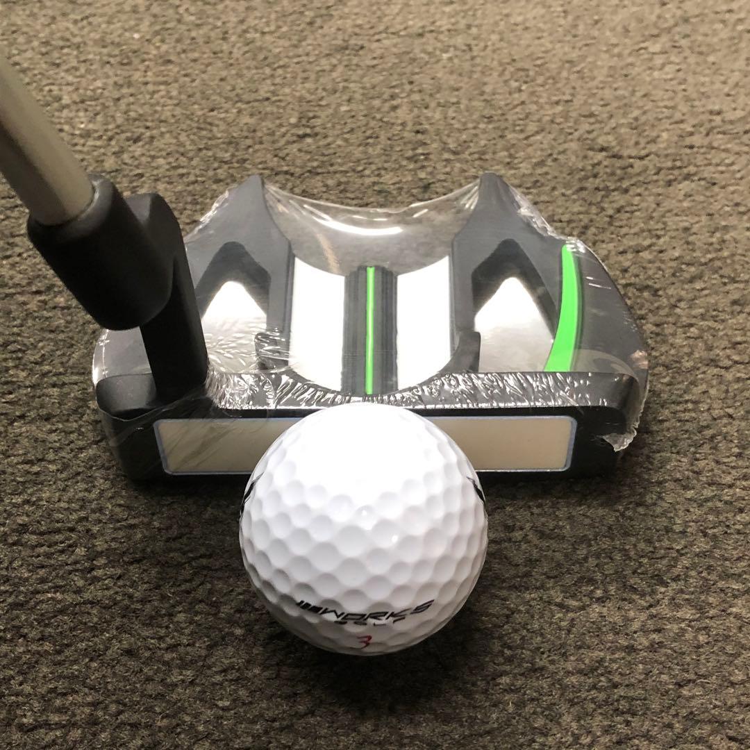 左 新発売★極太グリップと大型ヘッドの安定感抜群のダイナミクスパター レフティ