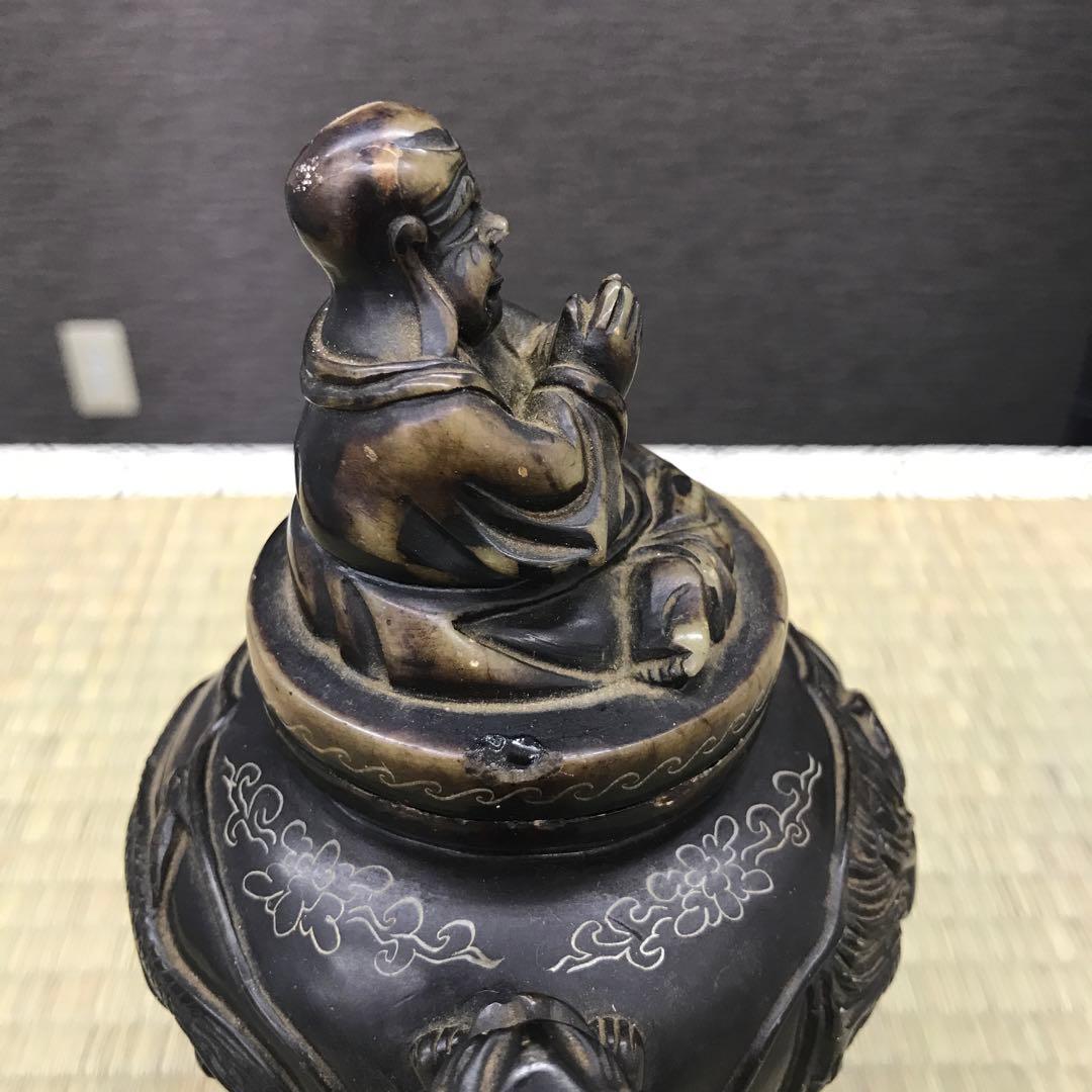 香炉　石　古い香炉　アンティーク