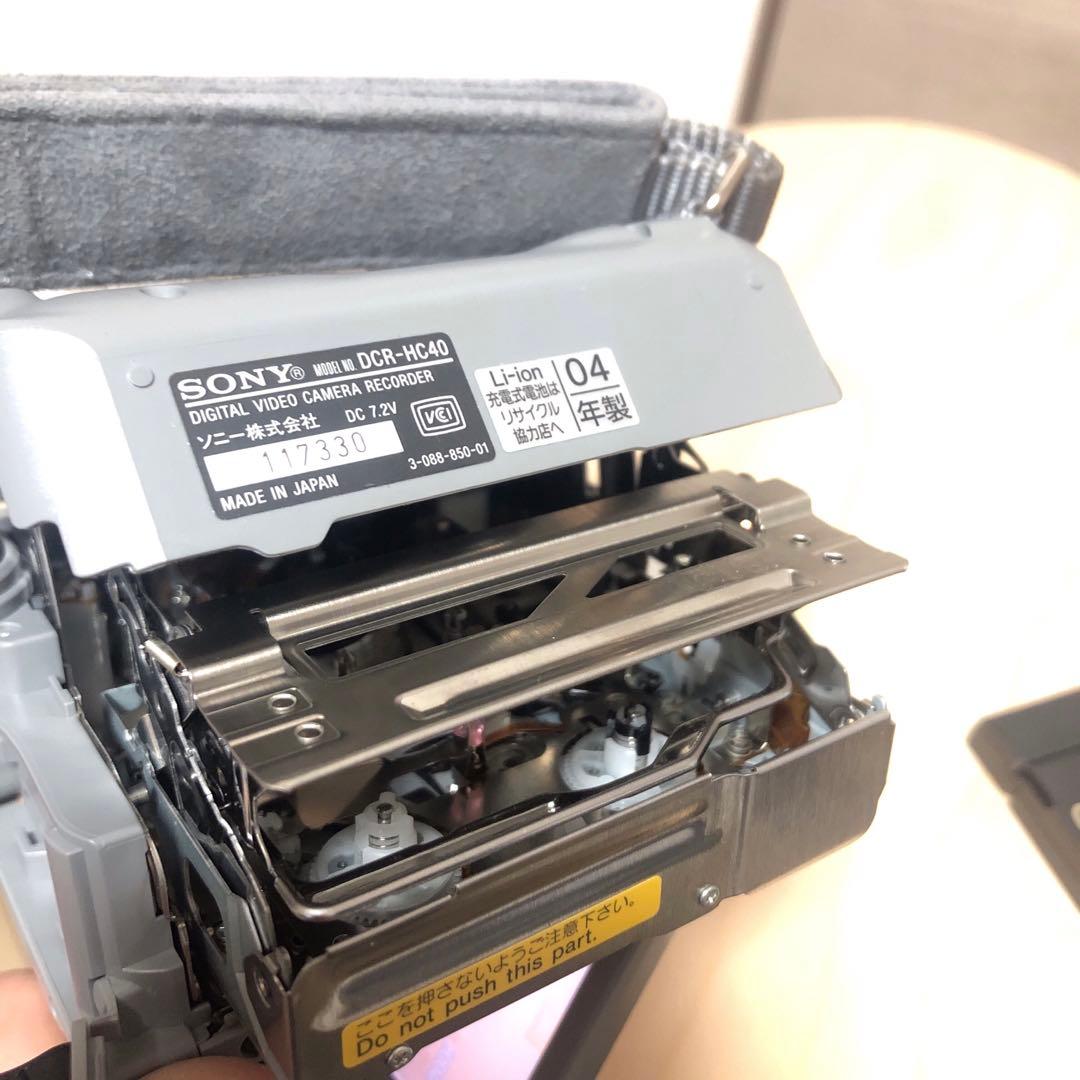 SONY DCR-HC40 miniDVビデオカメラ 録画再生可能 現状渡し