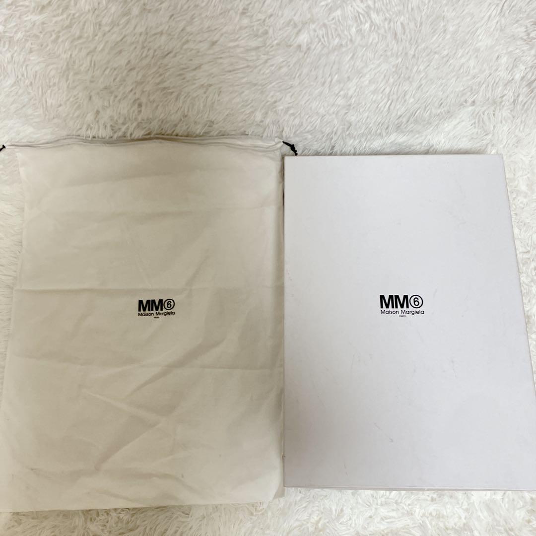 【定価18万】希少 美品 マルジェラ MM6 サイハイ ロングブーツ レザー 黒