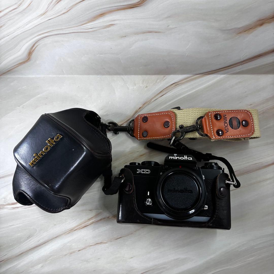 ミノルタ　XD 一眼レフ　付属品多数 ジャンク ケース　レンズ