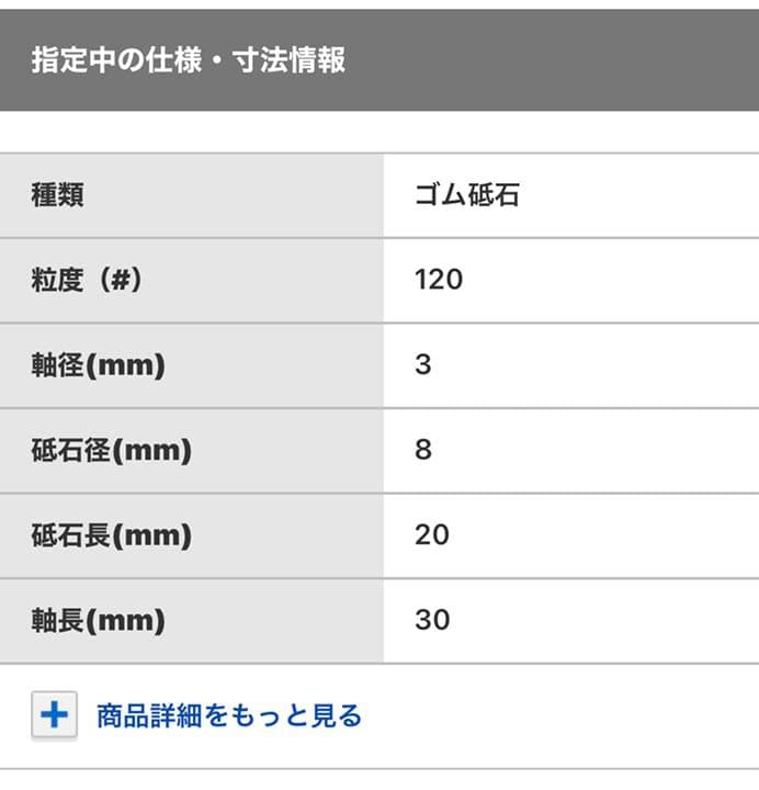 [当日発送]   軸付ゴム砥石 ダイワラビン