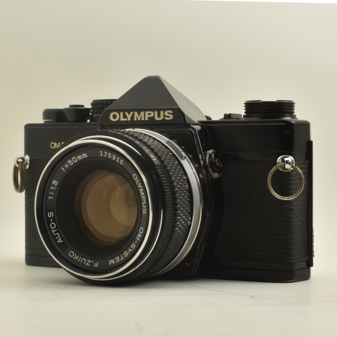 整備済 Olympus OM-2 Black 50mm F1.8 露出計OK