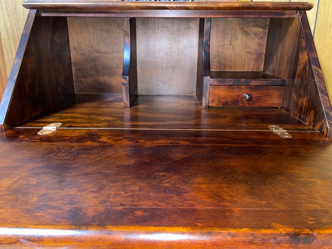 ライティングビューロー/デスク/ジャパンビンテージ/アンティーク/旭川家具/民芸