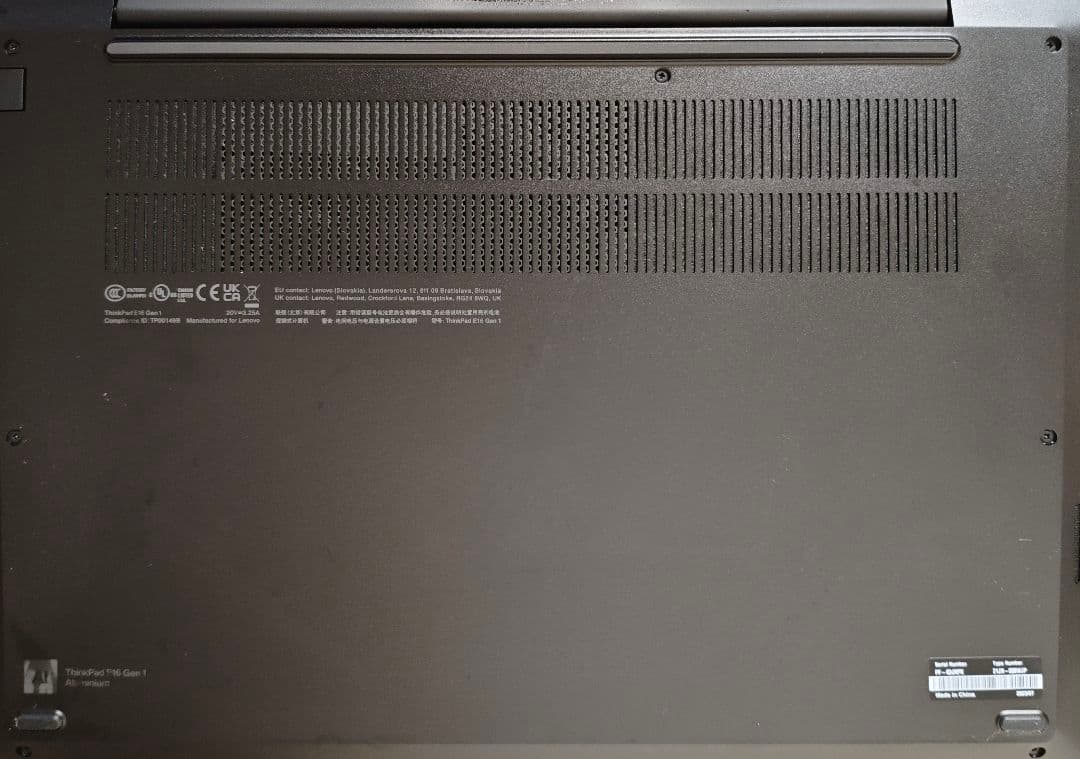Lenovo ThinkPad E16 Gen1 13世代 16GB　マウス付