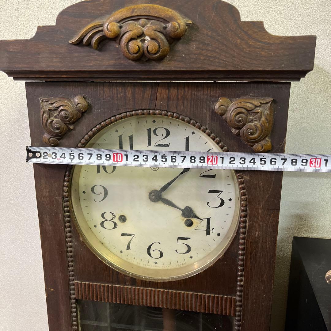 精巧社　SEIKO ゼンマイ時計　ボンボン時計　昭和レトロ　アンティーク品