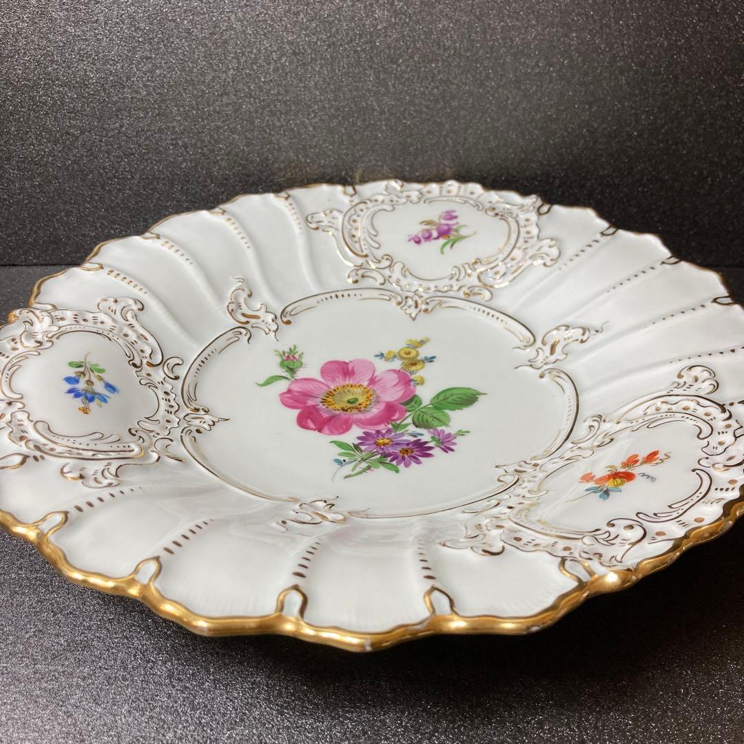 マイセンMeissen グランツゴールド大皿