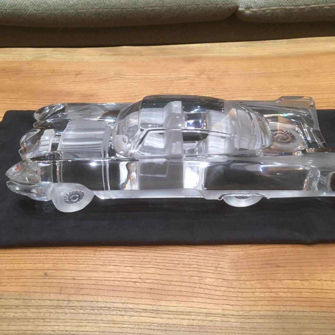 特大サイズのクリスタル製　車　41cmx17cmx11.5cm(高さ)