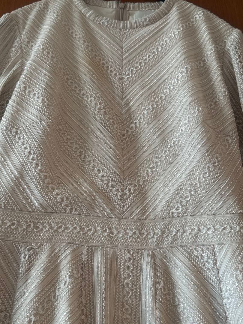 セルフォード　celford 36 アイボリー フレアスリーブ ワンピース