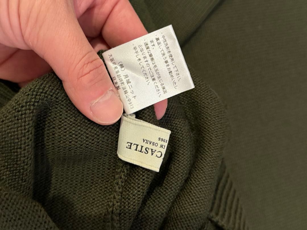 ムーンキャッスル/ニット/ヘビーウェイト メリノ ウール モックネック/WO8